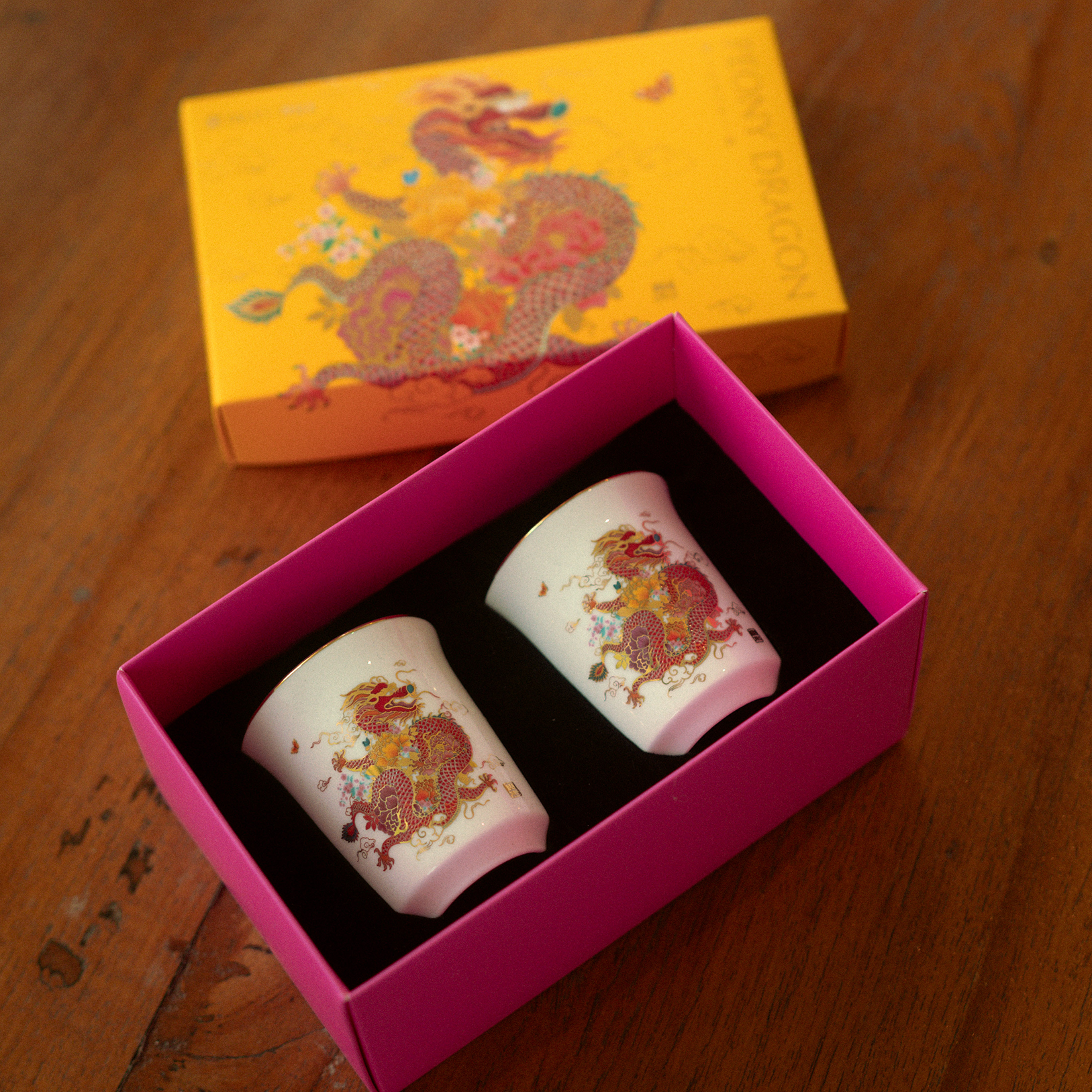 Year of The Dragon Tea Cups