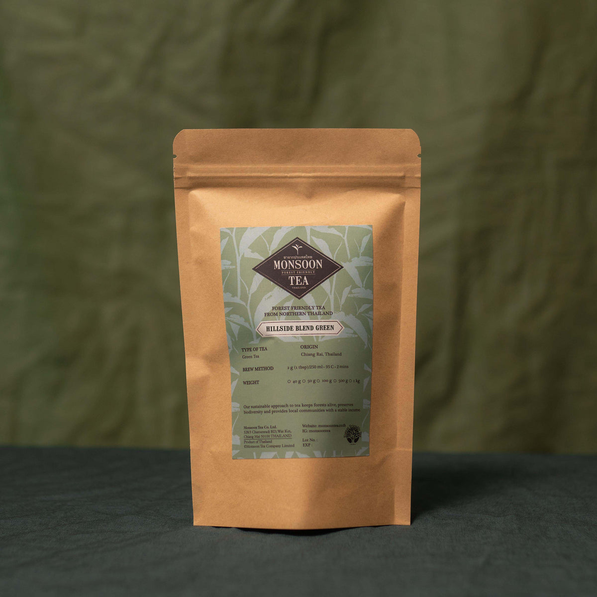 Hillside Blend Green – Monsoon Tea